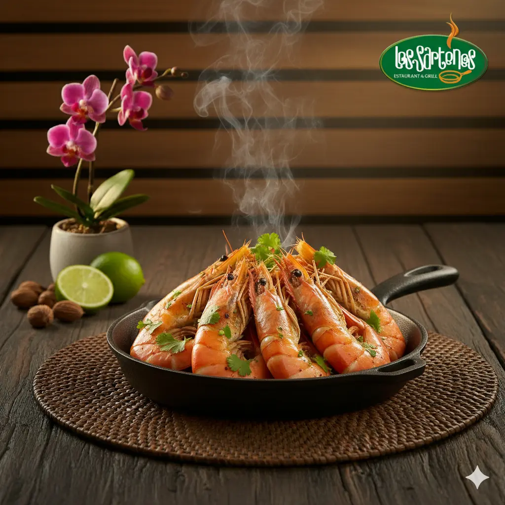 Langostinos a la Parrilla